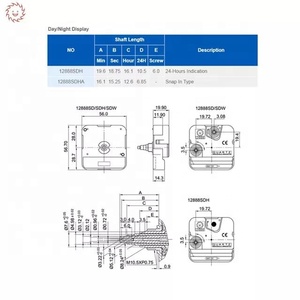 Ngày đêm <span class=keywords><strong>24</strong></span> giờ đồng hồ thạch anh phong trào - Product Image 6