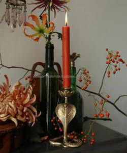 เชิงเทียนโลหะทองเหลืองแบบตั้งสำหรับตกแต่งบ้านและโรงแรม | โรงงานผลิต OEM - Product Image 6