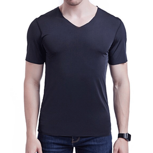 OEM Custom Design Sporty Blank <b>Plain</b> Dyed Men's Short Sleeve Slim Fit Cotton Jersey T-<b>shirts</b> Summer Wear <b>White</b> - Product Image 4