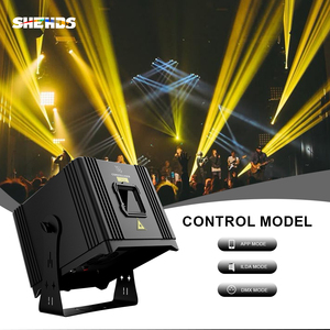 SHEHDS - Proyector de Luces Láser RGB Recargable de 6 W, Control por Aplicación Móvil, Luz Láser para DJ, Discoteca, Bodas al Aire Libre, CE - Product Image 1