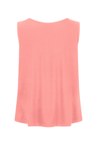 Débardeur pour femme, col rond, sans manches, coupe ajustée, décontracté, respirant, haut d'été - Product Image 2