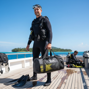 กระเป๋าเดินทางแบบตาข่าย Aropec OEM/ODM สำหรับทุกเพศทุกวัย วัสดุไนลอน 420D สำหรับจัดเก็บอุปกรณ์ดำน้ำ - Product Image 2