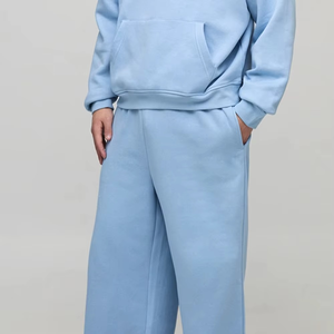 Pantalones Deportivos de Corte Holgado para Hombre, Estilo Urbano, Conjunto Deportivo de Felpa Técnica - Product Image 3