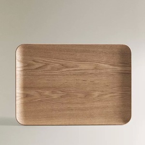 Premium Designer Wooden Serving <b>Tray</b> Extra Large Solid Wood Butler Ottoman Platter - Product Image 2