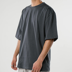 High Quality 240gsm Cotton Custom T Shirt for Men <b>Blank</b> Heavy <b>Weight</b> Oversized Premium T-Shirt with Custom Logo - Cotton Blend - Product Image 6