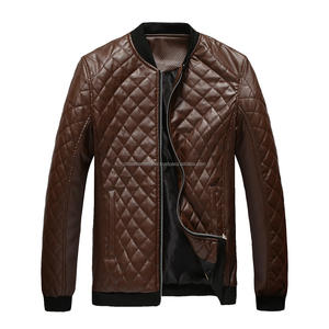 Veste de moto d'hiver en cuir d'agneau véritable confortable pour homme, coupe-vent, respirante, fabrication professionnelle, dernière collection - Product Image 1
