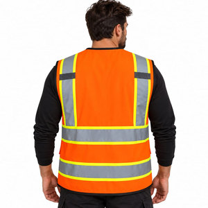Chaleco de Seguridad Reflectante Profesional para Hombres y Mujeres, Trabajo de Tráfico y Actividades Nocturnas al Aire Libre |   Otros colores también disponibles Uniformes - Product Image 3