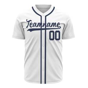 Maillot de baseball unisexe personnalisé, imprimé par sublimation, 100% polyester, respirant, antibactérien, séchage rapide, OEM ODM - Product Image 1