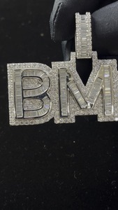 Pendentif de luxe tendance hip-hop en diamant avec micro-pavé, personnalisable pour hommes rappeurs, disponible en gros – Offre spéciale - Product Image 2