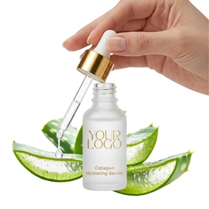 Sérum hydratant anti-âge au collagène pour peaux sèches et sensibles, à l'acide hyaluronique, hydratation intense, soins de la peau en marque privée - Product Image 1