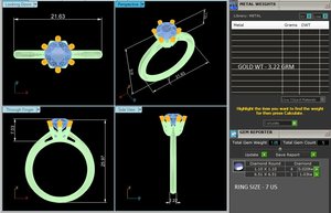 Engagement <b>Ring</b> with Natural Diamonds for & IGI Certified 14K White <b>Gold</b> Prong <b>Set</b> Women's Collection India Wholesale Prices - Product Image 6