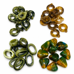 Fournisseur en gros de perles en résine en vrac |   Perles artisanales colorées pour la fabrication de bijoux, artisanat DIY, commandes OEM et personnalisées - Product Image 5