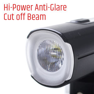 ไฟจักรยานแบบชาร์จไฟได้ชนิด Type C จากโรงงานจีน ไฟหน้า LED สำหรับจักรยาน - Product Image 5