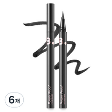 Banilaco 0.4G Powerproof Pen Eyeliner di Vanilla, Confezione Sconto da 6 Pezzi, 01 Nero Morbido, Non tossico per uso occhi - Product Image 1