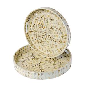 ถาดเสิร์ฟมุกแท้สำหรับรอมฎอน ปี 2026 ชุดถาดเสิร์ฟขนมหวาน ช็อกโกแลต อินทผลัม สำหรับจัดแสดง ขายดีที่สุด - Product Image 3