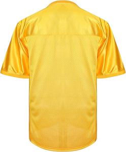 Custom Men's American Football Jerseys Printed Plus Size 100% Polyester Breathable Quick Dry Personalized Mesh Short Sleeve - Product Image 3