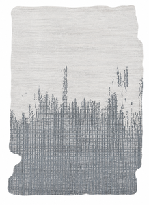 Tapis de salon rectangulaire moderne géométrique beige fait main en laine et acrylique, à poils moyens, avec envers en caoutchouc – Meilleure vente - Product Image 2