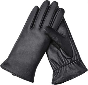 Leather <b>Gloves</b> for Women,<b>Touchscreen</b> <b>Gloves</b> for Cold Weather - Product Image 1