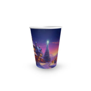 Taza de papel de pared simple de grado alimenticio de 8-22oz impresa personalizada con revestimiento de PE para bebidas calientes y bebidas. - Product Image 2