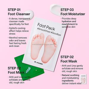 K Beauty Xylitol Centella Foot Moisture Pack Mascarilla exfoliante coreana para el cuidado de la piel para una piel suave y brillante - Product Image 6