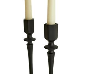 Support à bougie en fer fait main de luxe de haute qualité Décoration d'intérieur Porte-bougie en métal fantaisie découpé imprimé Finition haut de gamme Noël - Product Image 1