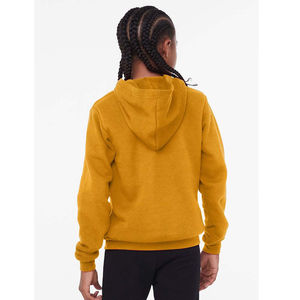 เสื้อฮู้ดเด็กสีพื้นแบบกำหนดเอง ผ้าฝ้าย 100% เสื้อฮู้ดเด็กแบบสวมหัว - Product Image 5