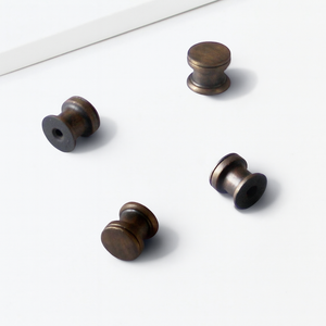 OEM Available Minimalist Antique Zinc Alloy Knob Cabinetry Handles <b>Small</b> Round Pull for <b>Kitchen</b> <b>Cabinet</b> Drawer Bathroom Decor - Product Image 1