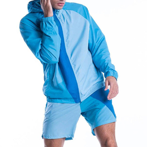 <b>Top</b> Selling Custom Logo Made Windbreaker Sets In Bulk Quantity Lightweight Water Resistant Men Windbreaker Shorts Sets - Product Image 4