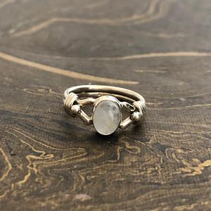 แหวนมูนสโตนดีไซน์เนอร์ 3.3 กรัม จี้และเครื่องประดับชั้นดี - Product Image 1