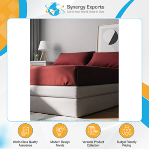 Reputed Supplier Selling Standard Quality High Rich Category <b>4</b> Pcs Polyester Bedsheet Set at Competitive Wholesale Rates - Product Image 4