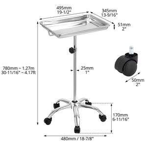 Bandeja de Instrumentos Médicos de Acero Inoxidable Alemán, Herramienta Útil para Clínica, Laboratorio, Bandeja de Instrumentos Dentales, Bandeja de Instrumentos Quirúrgicos Básicos - Product Image 5