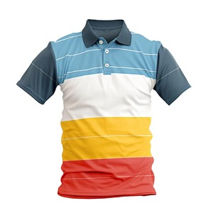 Camisetas de Golf de Verano de Alta Calidad para Hombre, Tejidas, Impresas en 3D, Transpirables y de Secado Rápido, en Poliéster Camisetas sublimadas. - Product Image 3