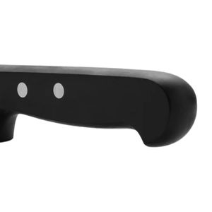 Couteaux de boucher professionnels à manche noir avec lame large argentée, triple rivet et protège-doigts pour la découpe de viande et la préparation alimentaire - Product Image 5