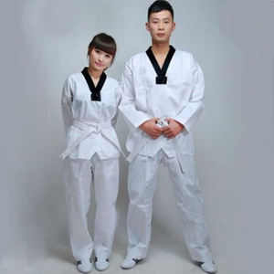 Uniforme de combat de Taekwondo blanc pour le marché mondial (vente en gros) - Product Image 4