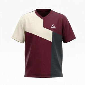 Maillots de jeu surdimensionnés pour hommes avec tissu performant, coupe décontractée, couleur personnalisée et design de merchandising créateur - Product Image 1