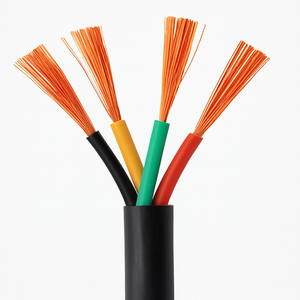 สายไฟคุณภาพสูง 2 หัวต่อสายไฟ สายต่อไฟฟ้าทนทาน สำหรับใช้งานในอุตสาหกรรม สายทองแดงแกนกลางแบบยืดหยุ่น - Product Image 2