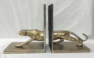 Sujetalibros de Metal Art Deco de Aluminio, Escultura Artesanal para Decoración de Oficina y Hogar, Gran Venta - Product Image 5