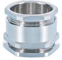 Prensaestopas de latón personalizadas de la mejor calidad con protección IP68 PG roscado niquelado CNC mecanizado fabricado en India - Product Image 2