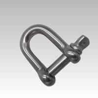 Manille en D en acier inoxydable AISI 316 de qualité marine avec goupille à vis M4-M38, quincaillerie de connexion de chaîne