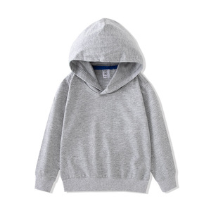 Sudadera con Capucha Personalizada para Niños, 100% Algodón, Sudadera Lisa, Chaqueta con Capucha Informal para Niños y Niñas, Fabricación de Ropa Infantil OEM ODM - Product Image 2
