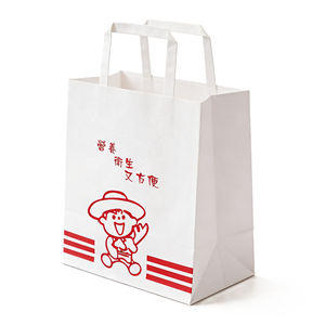 Bolsa de Papel Kraft Natural Biodegradable para Papas Fritas, Cartón 100% Reciclado con Impresión Digital y Flexográfica - Product Image 3