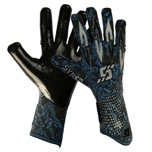 Guantes de portero de contacto de goma de 4mm de alta calidad látex alemán precio razonable fabricante paquistaní balón de fútbol al aire libre - Product Image 6