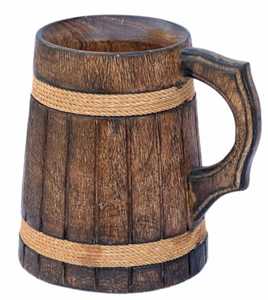 Vintage Wooden Beer <b>Mug</b> Stainless Steel Vacuum Insulated Tumbler 450ml Gift <b>Box</b> Packaging for Bar Party Gift - Product Image 5