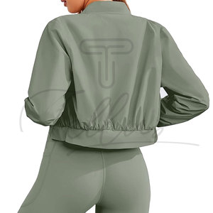Nuevo Diseño, Chaqueta Corta Transpirable para Mujer, Cortavientos, Conjuntos Deportivos al por Mayor, Chaquetas Cortas de Alta Calidad con Logotipo Impreso para Actividades al Aire Libre - Product Image 3