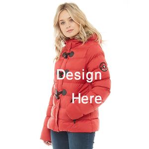 Chaqueta Acolchada de Invierno para Niñas, Diseño Nuevo de Fábrica, con Capucha y Cremallera, Gruesa, Ecológica, de Alta Calidad, con Bordado - Product Image 5
