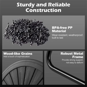 Compostiera a Doppia Camera da 37,5 Galloni, Rotante a 360 Gradi, con Lame Agitatrici e Aeratori per Compost Nero - Product Image 6