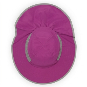 <b>Purple</b> Bucket <b>Hat</b> With Mesh Panel Adjustable Strap Unisex Outdoor Spring Summer Casual Adult <b>Hat</b> - Product Image 3