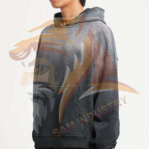 Derniers modèles de sweats à capuche oversize tendance, sweats à capuche oversize de qualité supérieure, sweats à capuche oversize doux et respirants pour hommes, parfaits pour l'extérieur - Product Image 4