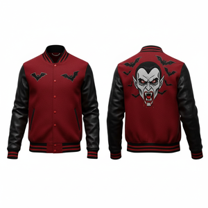 Veste universitaire en laine personnalisée OEM ODM, veste de baseball pour l'école, le club, l'équipe, uniforme, prix d'usine - Product Image 4