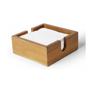 Premium Acacia Wooden Square Napkin Holder Tissue Box Holder <b>Kitchen</b> Tissue Holder Wholesale Price from Vietnam - Product Image 3